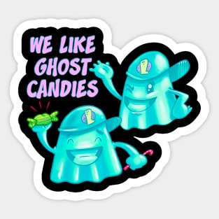 Ghost Candies Sticker